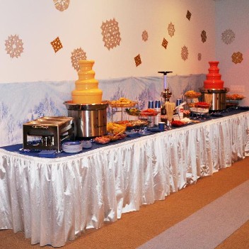 Chocolate fountain rentals for Ask.com Christmas Party